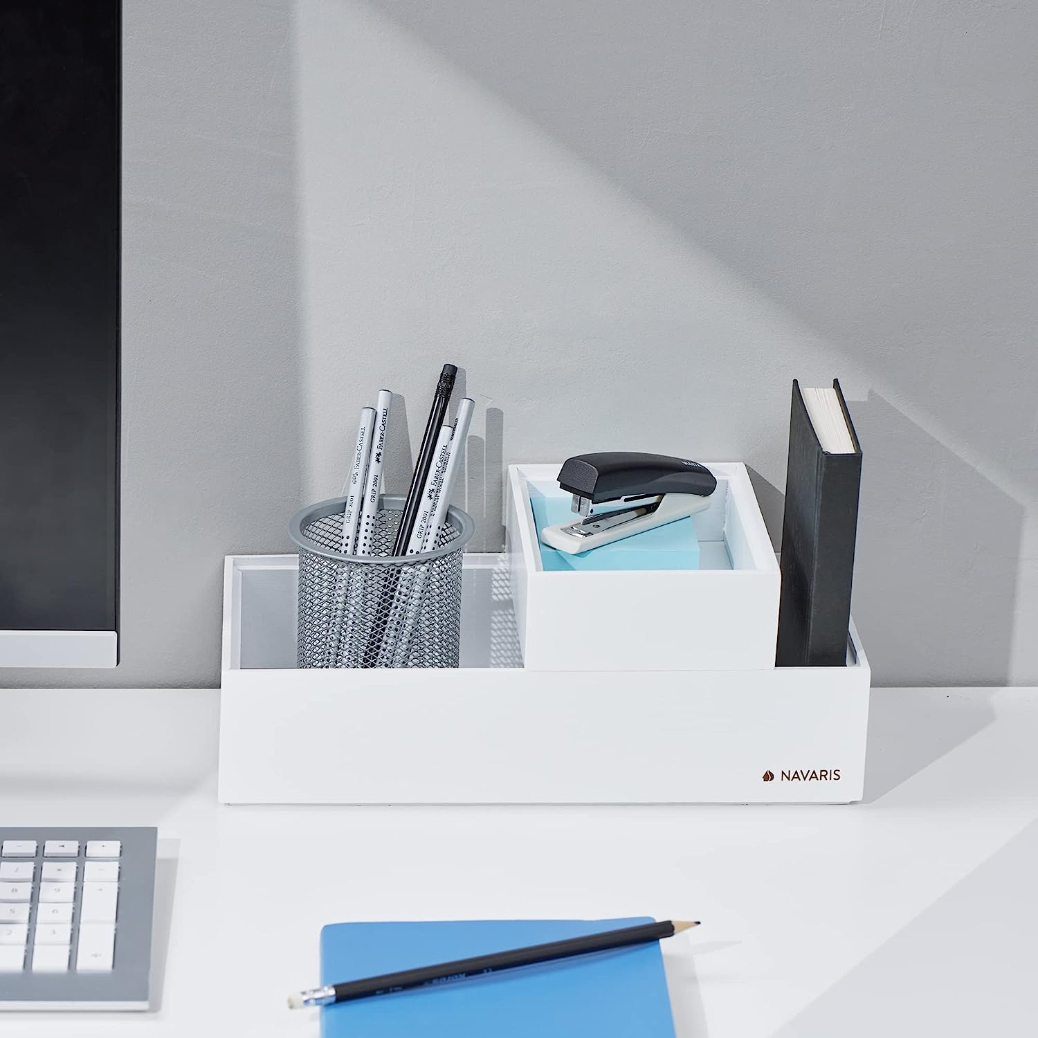 Navaris Σετ με 2 Κουτιά Αποθήκευσης - White - 51864.02