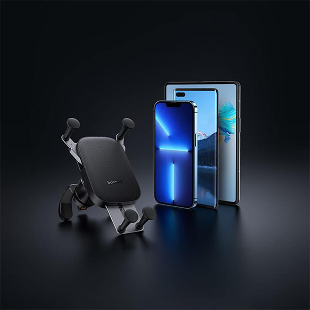 Baseus UltraControl Mega Series - Universal Βάση Αυτοκινήτου Αεραγωγού - Cluster Black