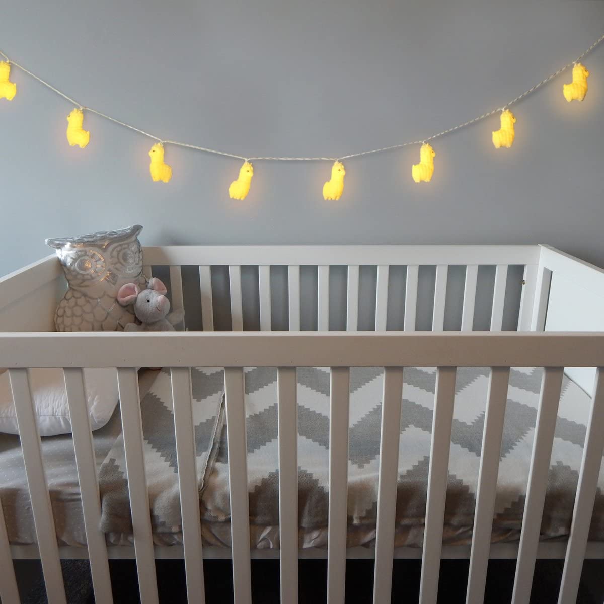 Navaris LED Alpaca Fairy Lights 2m - Παιδικά Διακοσμητικά Φώτα - Ζεστό Λευκό Φως - Cream - 44164.16