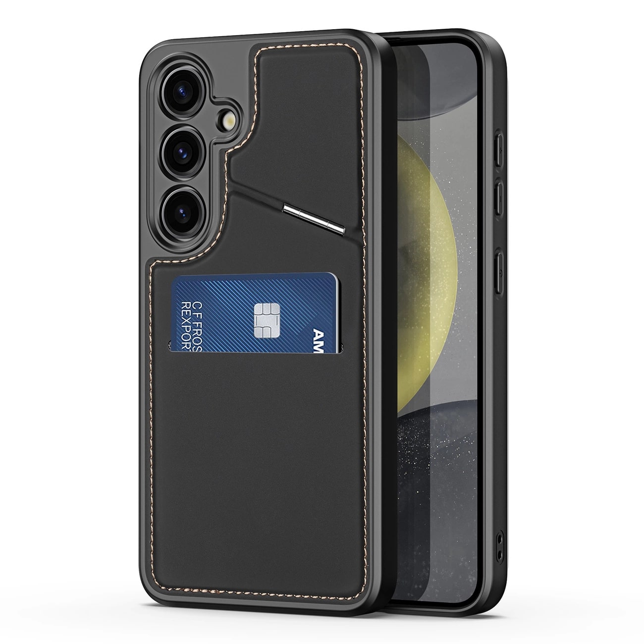 Dux Ducis Samsung Galaxy S24+ Rafi II Mag Anti-RFID Θήκη με Υποδοχή για Κάρτες / Stand και MagSafe - Black