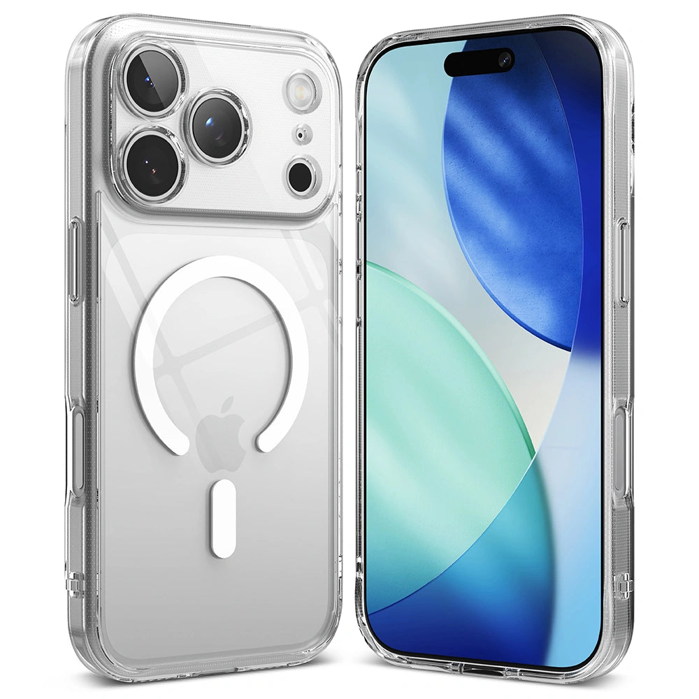 Ringke iPhone 17 Pro - Fusion Magnetic - Σκληρή Θήκη με Πλαίσιο Σιλικόνης και MagSafe - Διάφανη