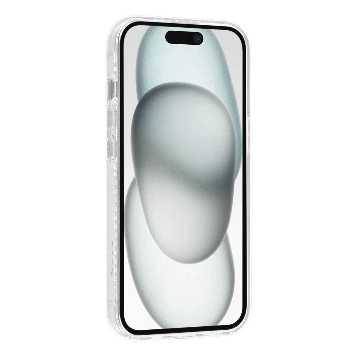 Tuniq iPhone 15 - Σκληρή Θήκη με Πλαίσιο Σιλικόνης - Σχέδιο Μάρμαρο - Γκρί