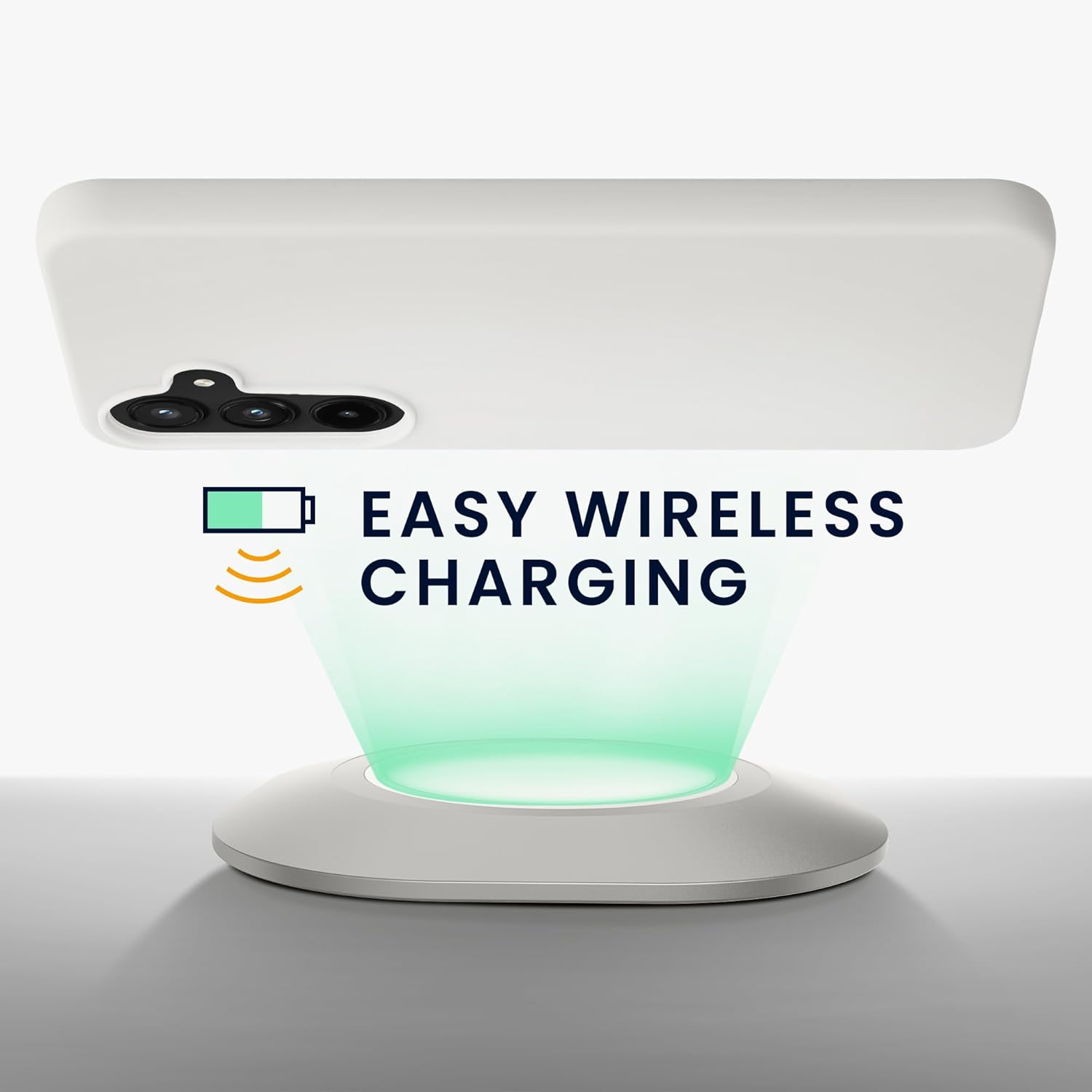 KW Samsung Galaxy A55 5G Λεπτή Θήκη Σιλικόνης TPU - Matte White