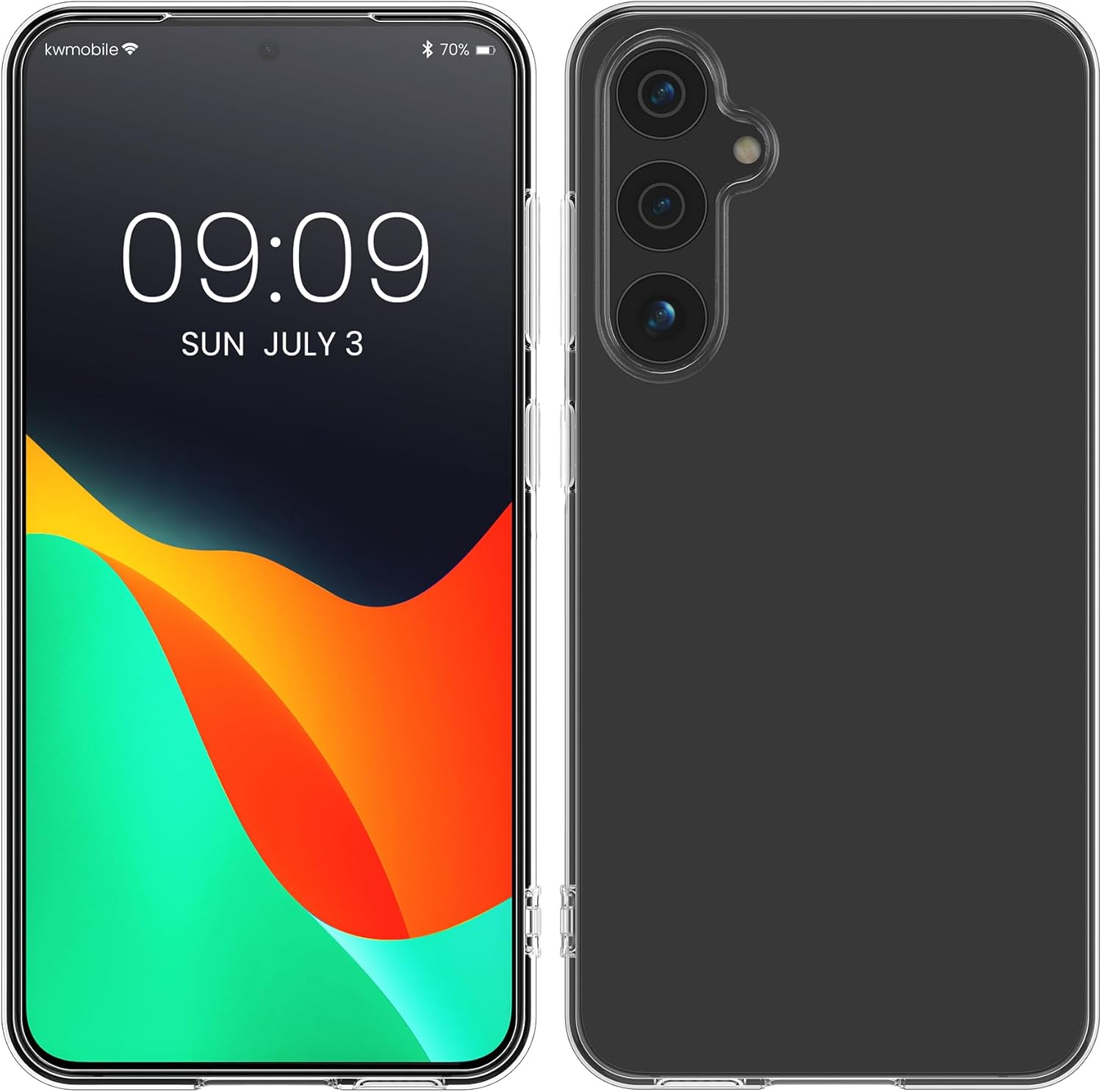 KW Samsung Galaxy A55 5G Θήκη Σιλικόνης Crystal TPU - Διάφανη