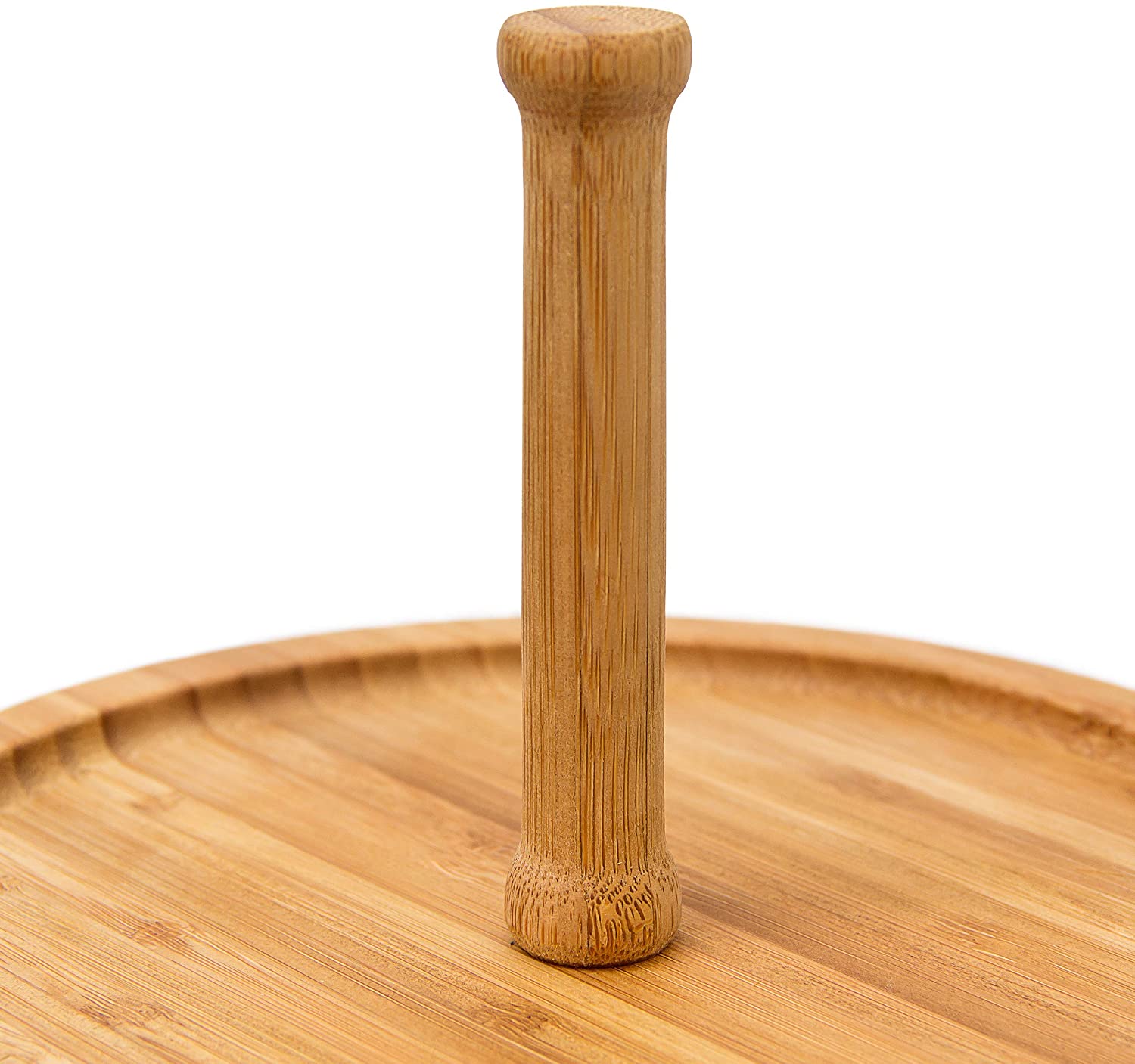 Relaxdays Δίσκος Σερβιρίσματος Φρούτων με 3 Επίπεδα - Brown - 4052025191689