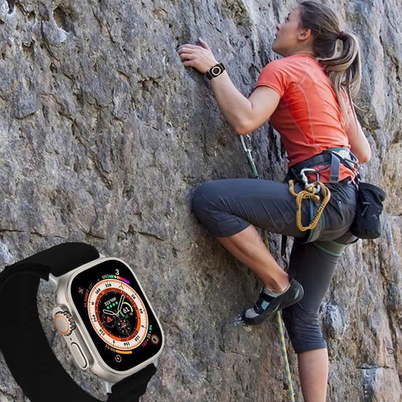 Tech-Protect Λουράκι Apple Watch 8/9/10/11 - SE (1/2/3) - Ultra (1/2/3) – 44/45/46/49mm Nylon Pro - Black