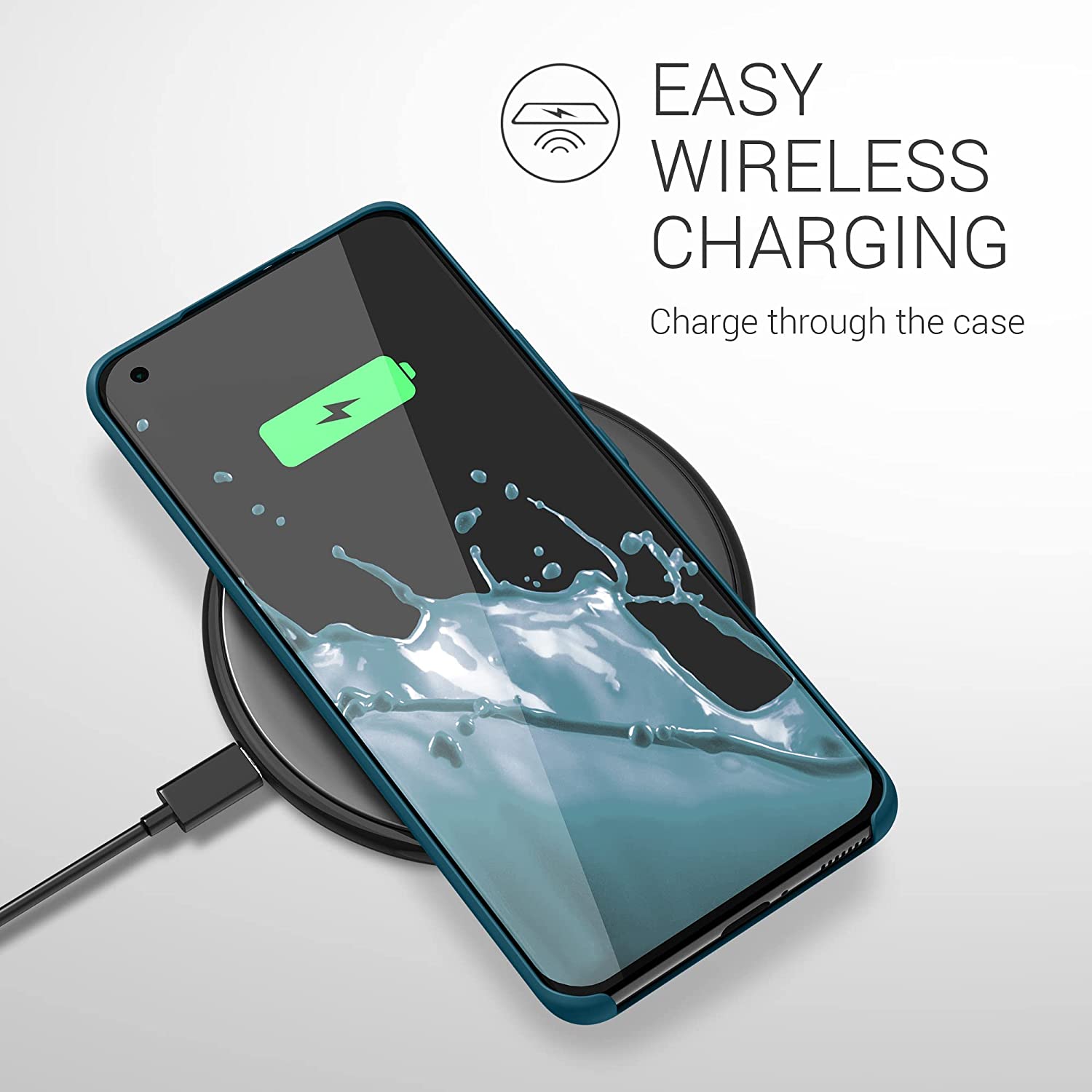 KW Xiaomi Mi 11 Θήκη Σιλικόνης Rubber TPU - Petrol Matte - 54379.57