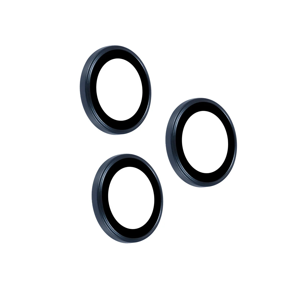 Tuniq iPhone 15 Pro / iPhone 15 Pro Max - Προστασία Κάμερας - Αντιχαρακτικό Γυαλί - Διάφανο / Μαύρο