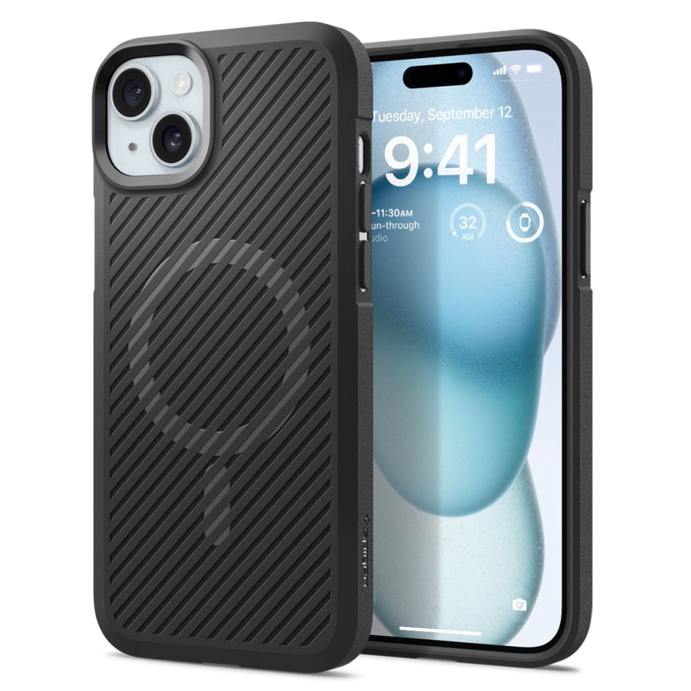 Spigen iPhone 15 Plus Core Armor Mag Θήκη TPU με MagSafe - Matte Black