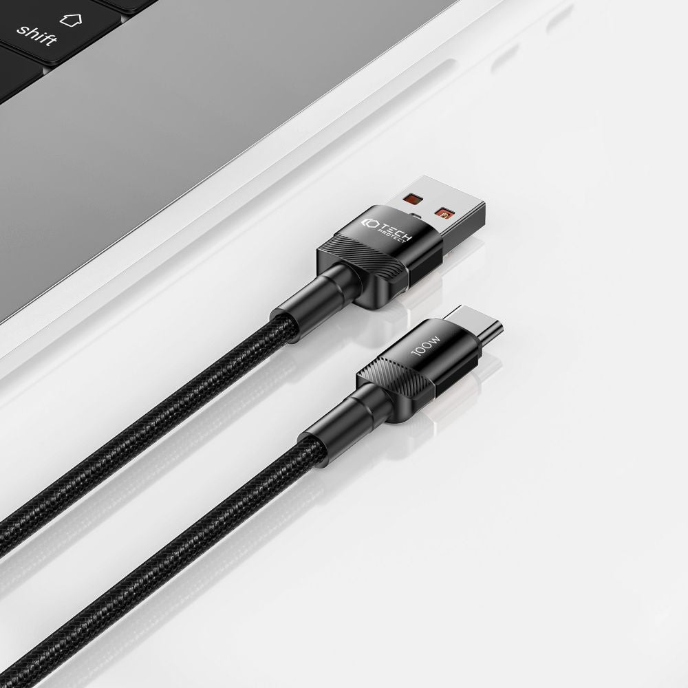 Tech - Protect UltraBoost Evo 100W 5A - Καλώδιο Δεδομένων και Φόρτισης USB to Type - C - 0,50m - Black