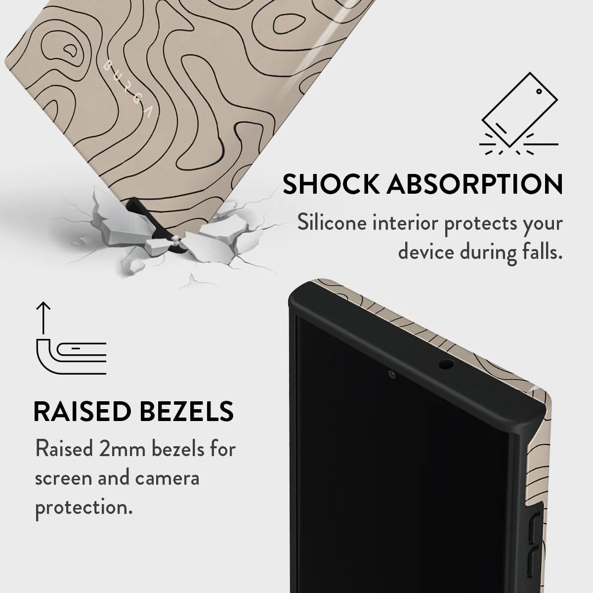 Burga Samsung Galaxy S23 Ultra Fashion Tough Σκληρή Θήκη - Wild Terrain