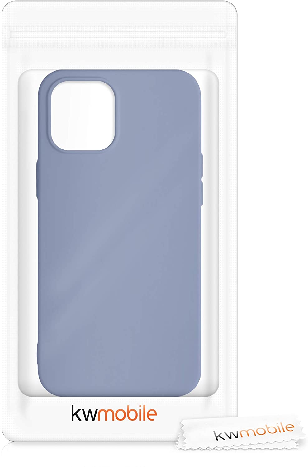 KW iPhone 12 Pro Max Θήκη Σιλικόνης Rubberized TPU - Light Blue Matt - 52714.58