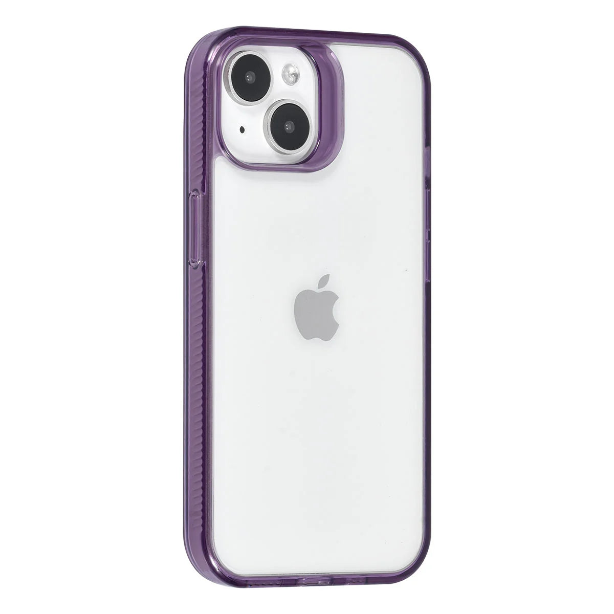 Tuniq iPhone 15 - Σκληρή Θήκη με Πλαίσιο Σιλικόνης - Ημιδιάφανο Λευκό / Διάφανο