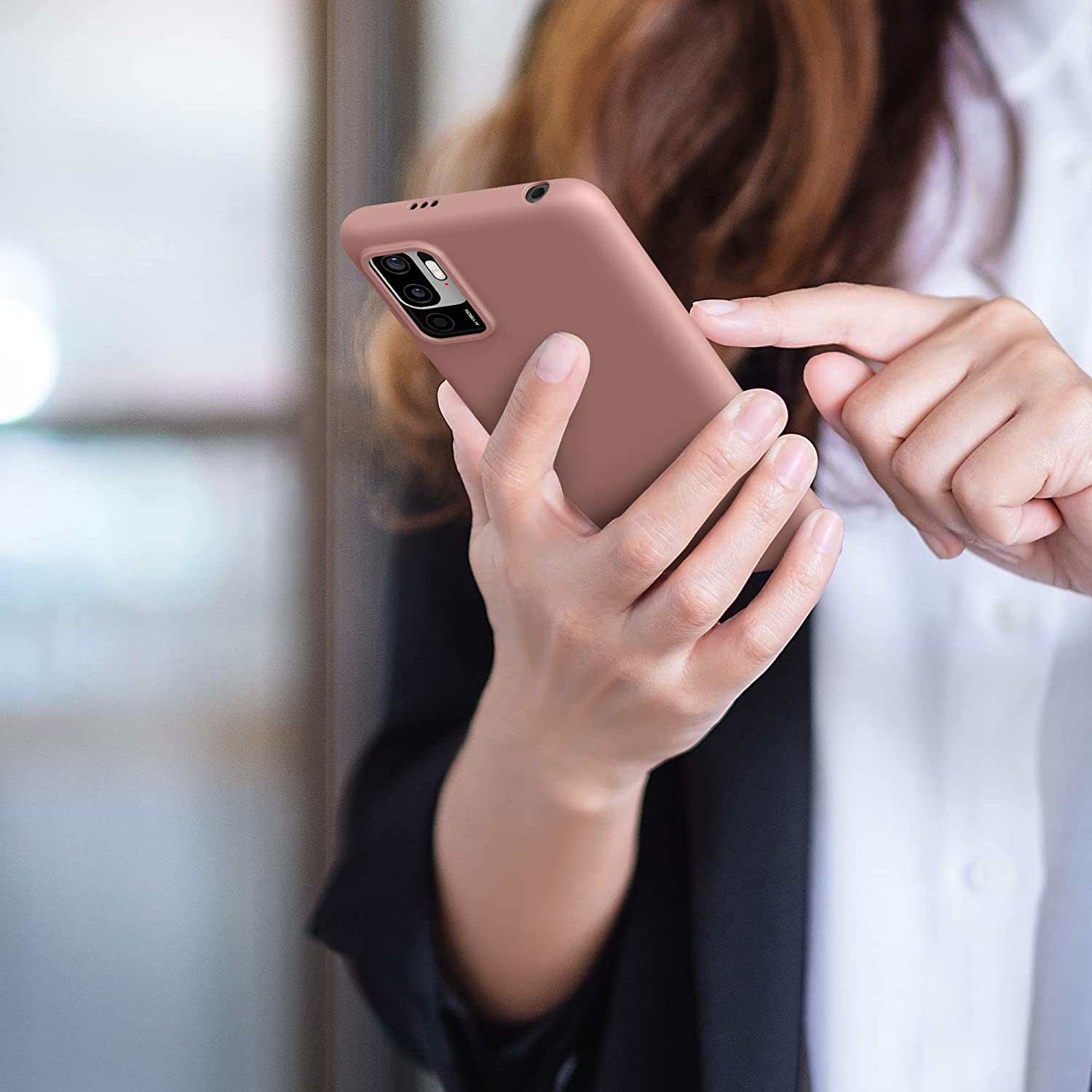 KW Xiaomi Redmi Note 10 5G Θήκη Σιλικόνης TPU - Winter Rose - 54947.193