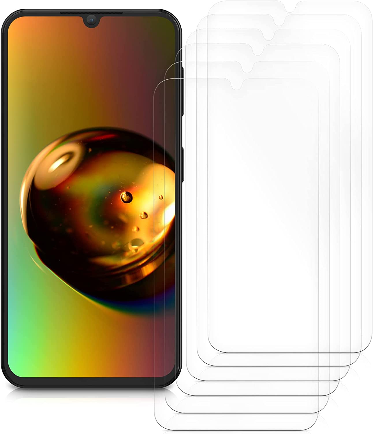 KW Samsung Galaxy A34 5G - 6 Μεμβράνες Προστασίας Οθόνης - Διάφανες - 60815.1