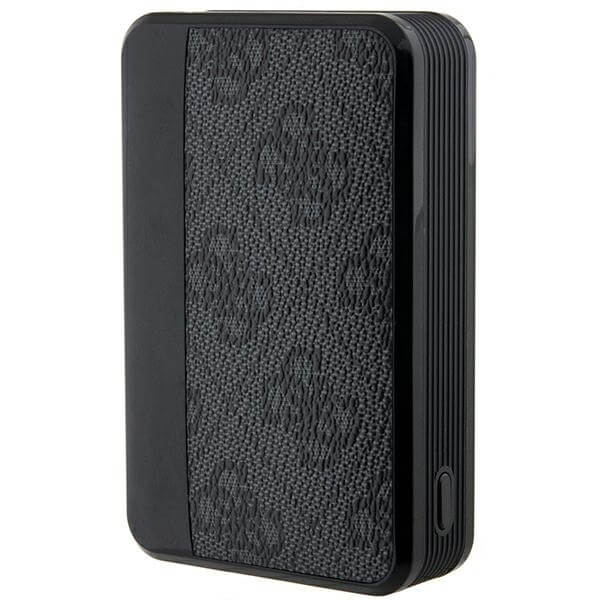 Guess PowerBank 18W - 4G Leather Metal Logo - 10000 mAh - Black - GUPB10DP4GEGK