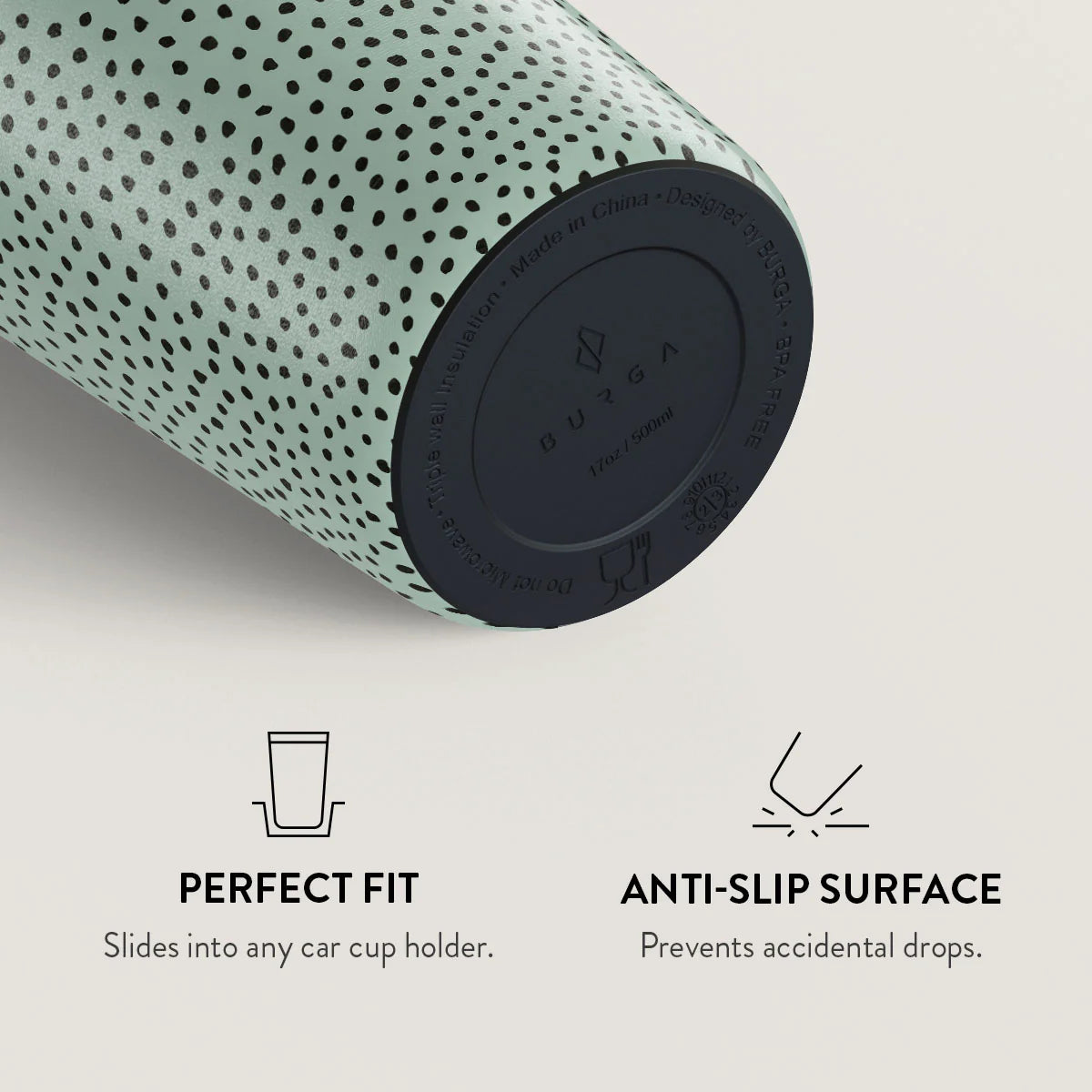 Burga Κούπα Θερμός από Ανοξείδωτο Ατσάλι - Flap Lid - 700ml - Mint Gelato