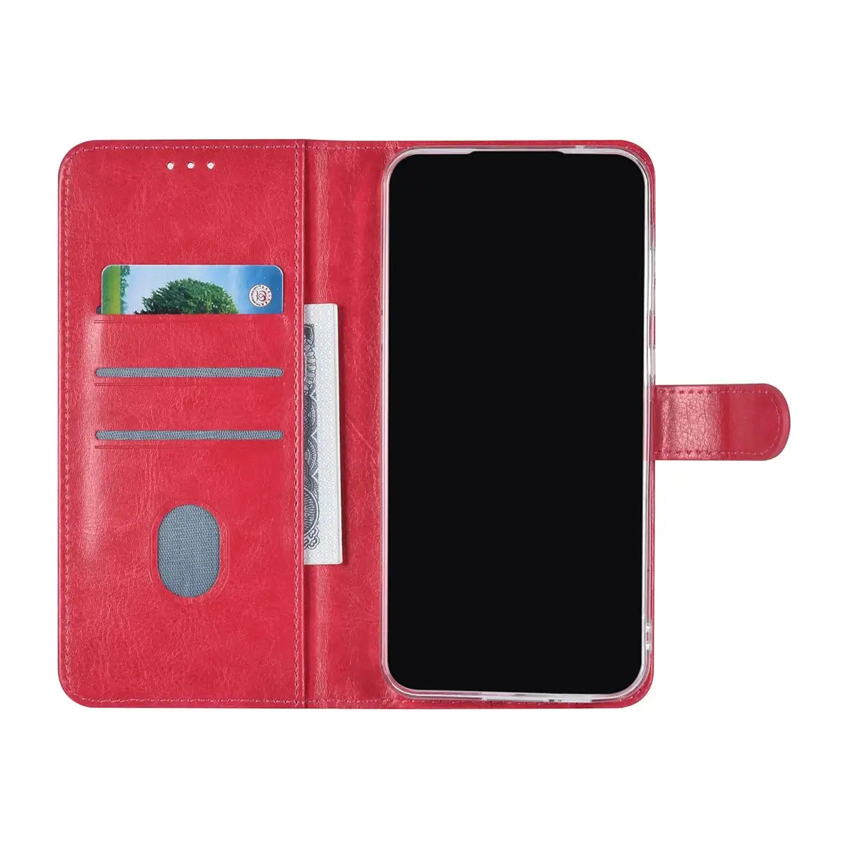 Tuniq Samsung Galaxy A55 5G - Θήκη Πορτοφόλι Stand από Δερματίνη - Ροζ