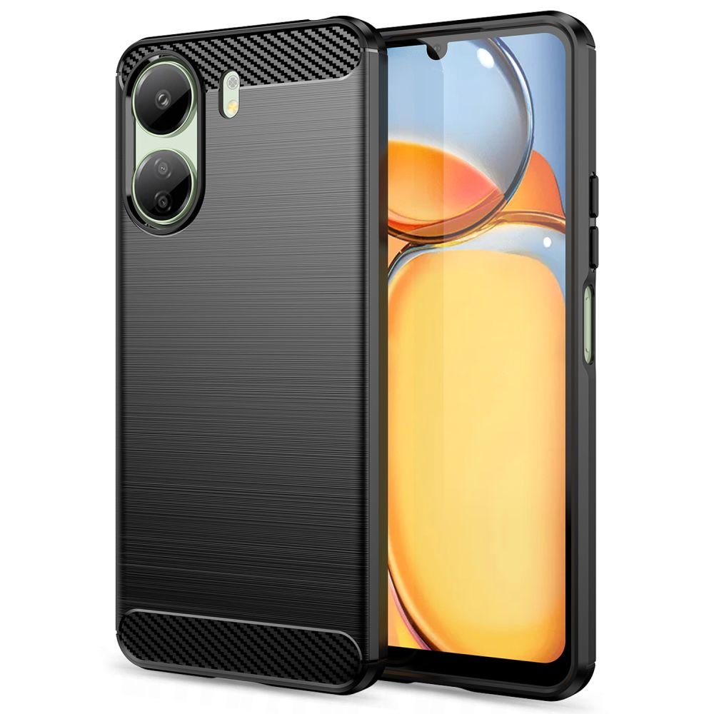 Tech - Protect Xiaomi Redmi 13C / Poco C65 Θήκη Rugged Carbon TPU - Black