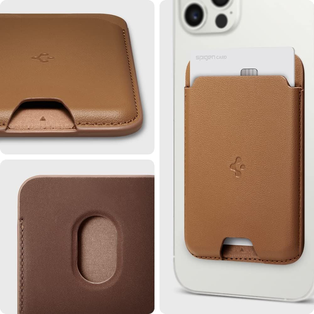 Spigen Valentinus MagSafe Universal Magnetic Card Holder - Θήκη για Κάρτες - Brown