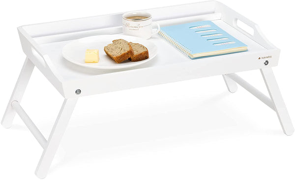 Navaris Ορθογώνιος Δίσκος Σερβιρίσματος από Μπαμπού - White - 54272.02