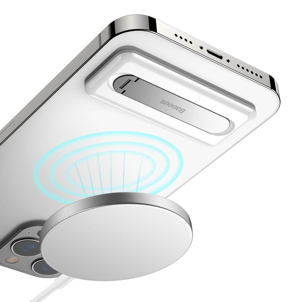 Baseus Self-Adhesive Foldable Phone Holder - Αυτοκόλλητο Stand Κινητού - White - LUXZ000002