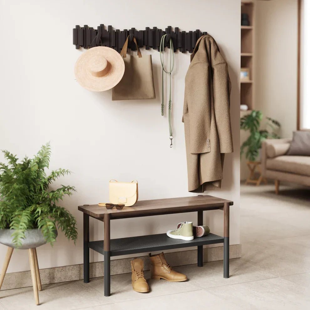 Umbra Sticks - Επιτοίχια Πλαστική Κρεμάστρα με 5 Γάντζους - Espresso