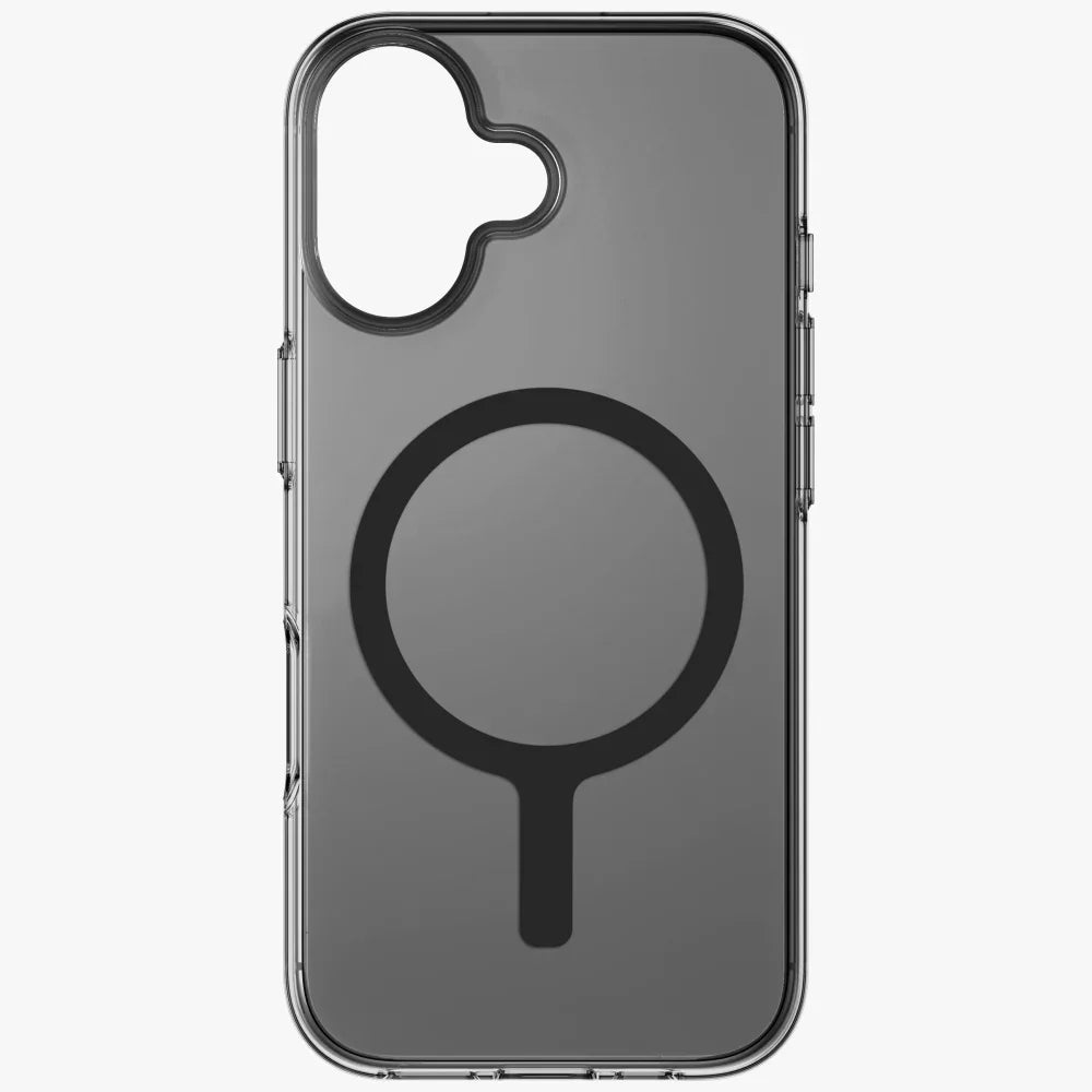 Uniq iPhone 17 - Clario MagClick Charging - Σκληρή Θήκη με Πλαίσιο Σιλικόνης και MagSafe - Black