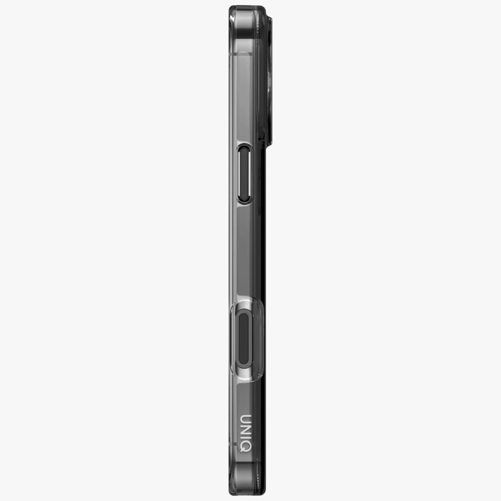 Uniq iPhone 17 Pro Max - Σκληρή Θήκη με Πλαίσιο Σιλικόνης και MagSafe - Clario MagClick Charging - Black