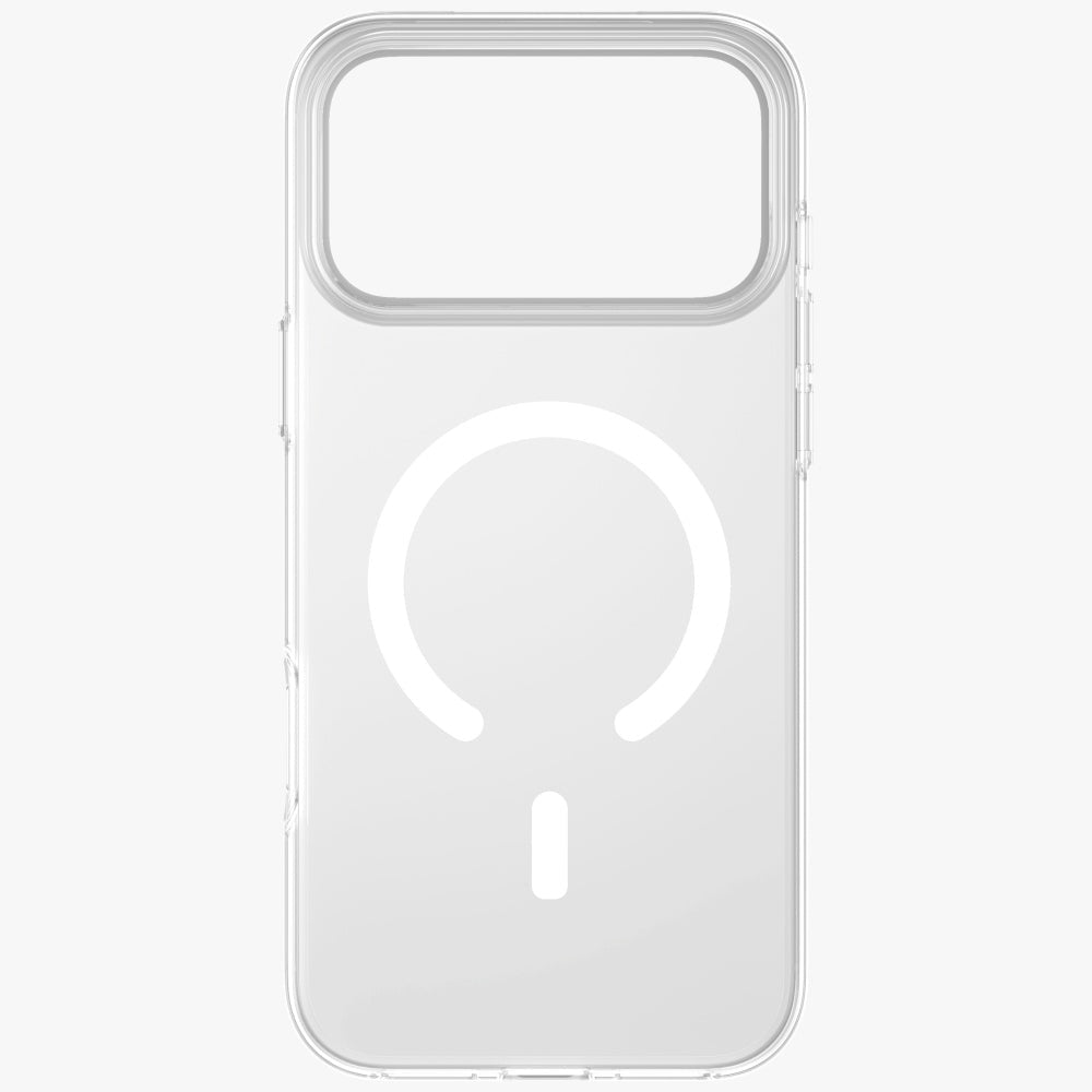 Uniq iPhone 17 Pro Max - Σκληρή Θήκη με Πλαίσιο Σιλικόνης και MagSafe - Clario MagClick Charging - Clear