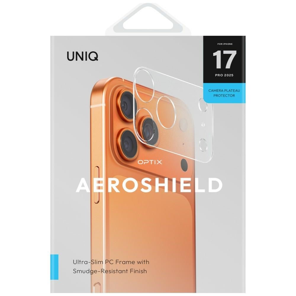 Uniq iPhone 17 Pro - Προστατευτικό Πλαισίου Κάμερας Χωρίς Προστασία Φακών - Optix Aeroshield - Clear