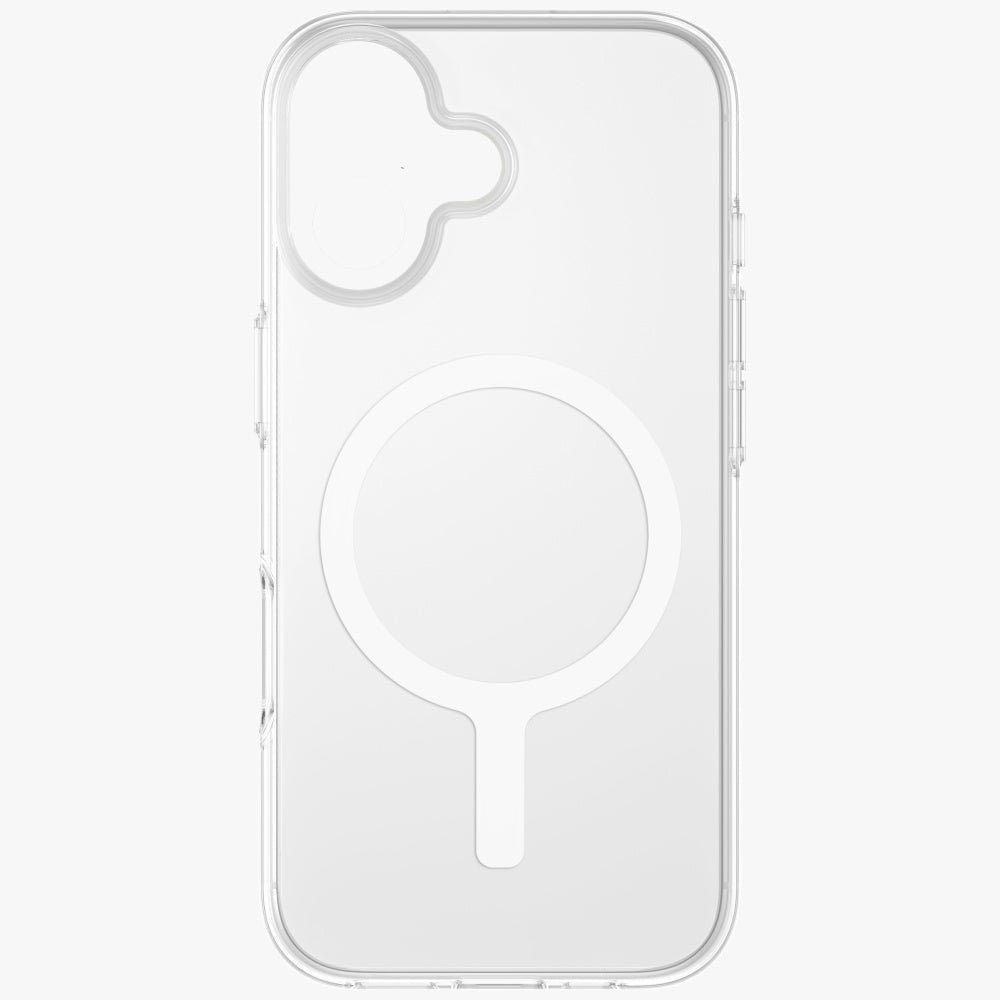 Uniq iPhone 17 - Σκληρή Θήκη με Πλαίσιο Σιλικόνης και MagSafe - Clario MagClick Charging - Clear