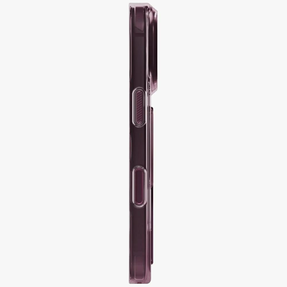 Uniq iPhone 18 Pro / iPhone 17 Pro - Σκληρή Θήκη με Πλαίσιο Σιλικόνης MagSafe και Ενσωματωμένη Λαβή FlexGrip - Heldro Air - Burgundy