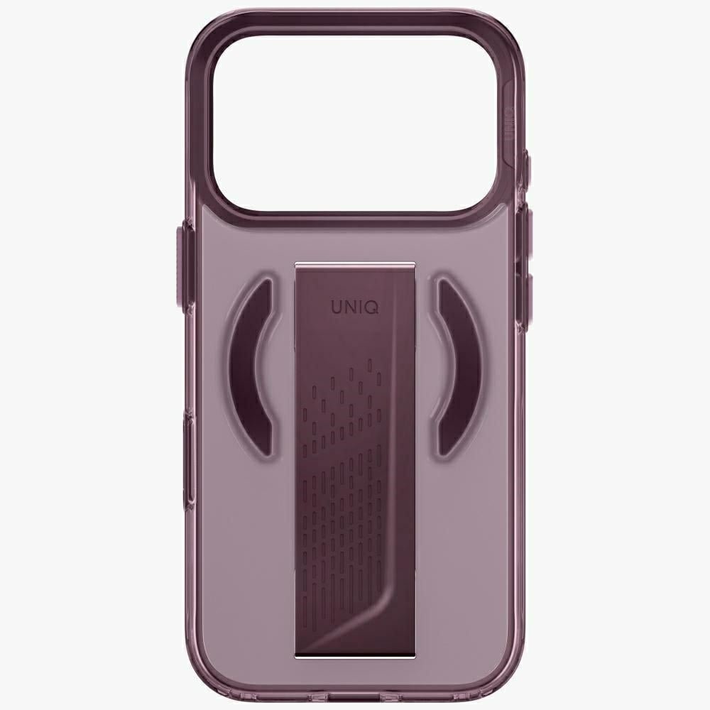 Uniq iPhone 18 Pro / iPhone 17 Pro - Σκληρή Θήκη με Πλαίσιο Σιλικόνης MagSafe και Ενσωματωμένη Λαβή FlexGrip - Heldro Air - Burgundy