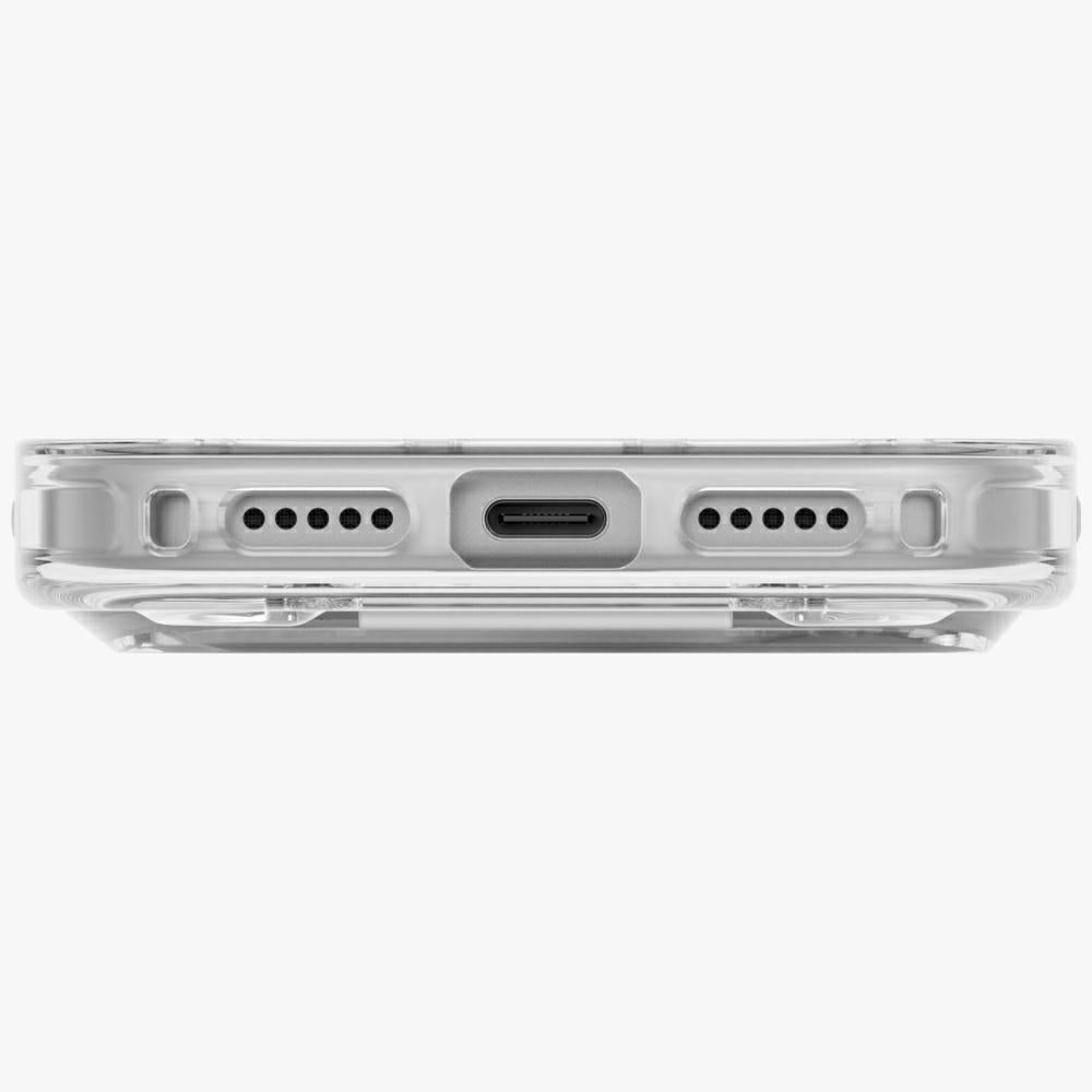 Uniq iPhone 18 Pro / iPhone 17 Pro - Σκληρή Θήκη με Πλαίσιο Σιλικόνης MagSafe και Ενσωματωμένη Λαβή FlexGrip - Heldro Air - Clear