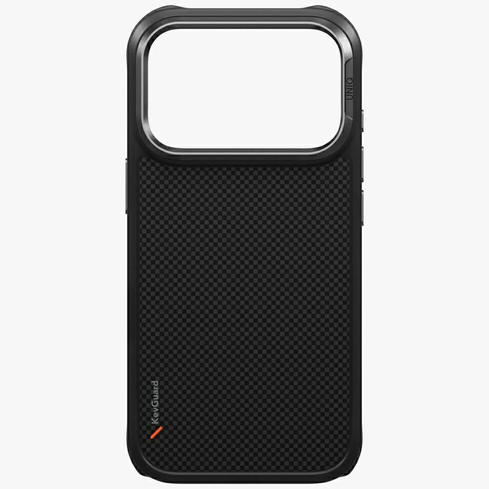 Uniq iPhone 18 Pro / iPhone 17 Pro - Σκληρή Θήκη με Πλαίσιο Σιλικόνης MagSafe - Keva Tough Aramid - Black