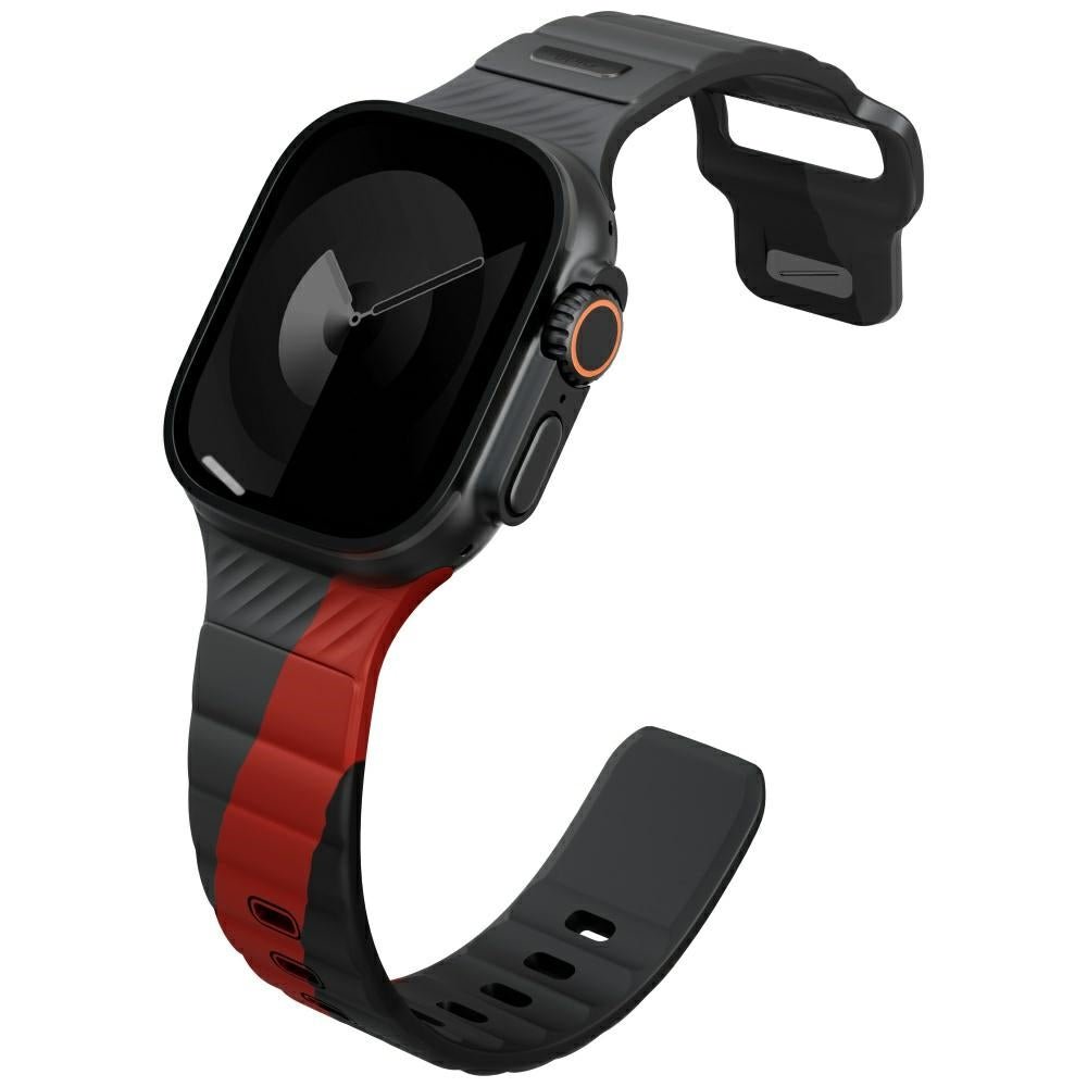 Uniq Λουράκι Apple Watch 8/9/10/11 - SE (1/2/3) - Ultra (1/2/3) – 44/45/46/49mm - Stride DE Rubber - Charcoal