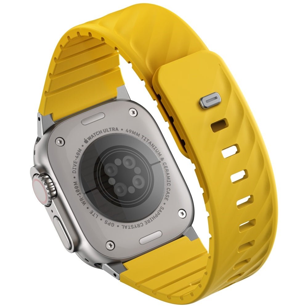 Uniq Μαγνητικό Λουράκι Apple Watch 7/8/9/10/11 - SE (1/2/3) - Ultra (1/2/3) – 40/41/42/44/45/46/49mm - Fluo - Yellow