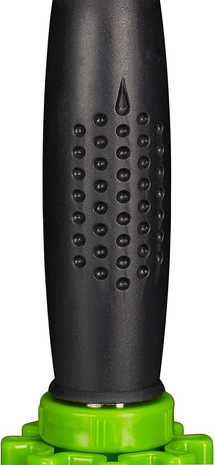 Relaxdays Massage Roller Κύλινδρος για Μασάζ Fascia με Λαβή - Black / Green - 4052025278823