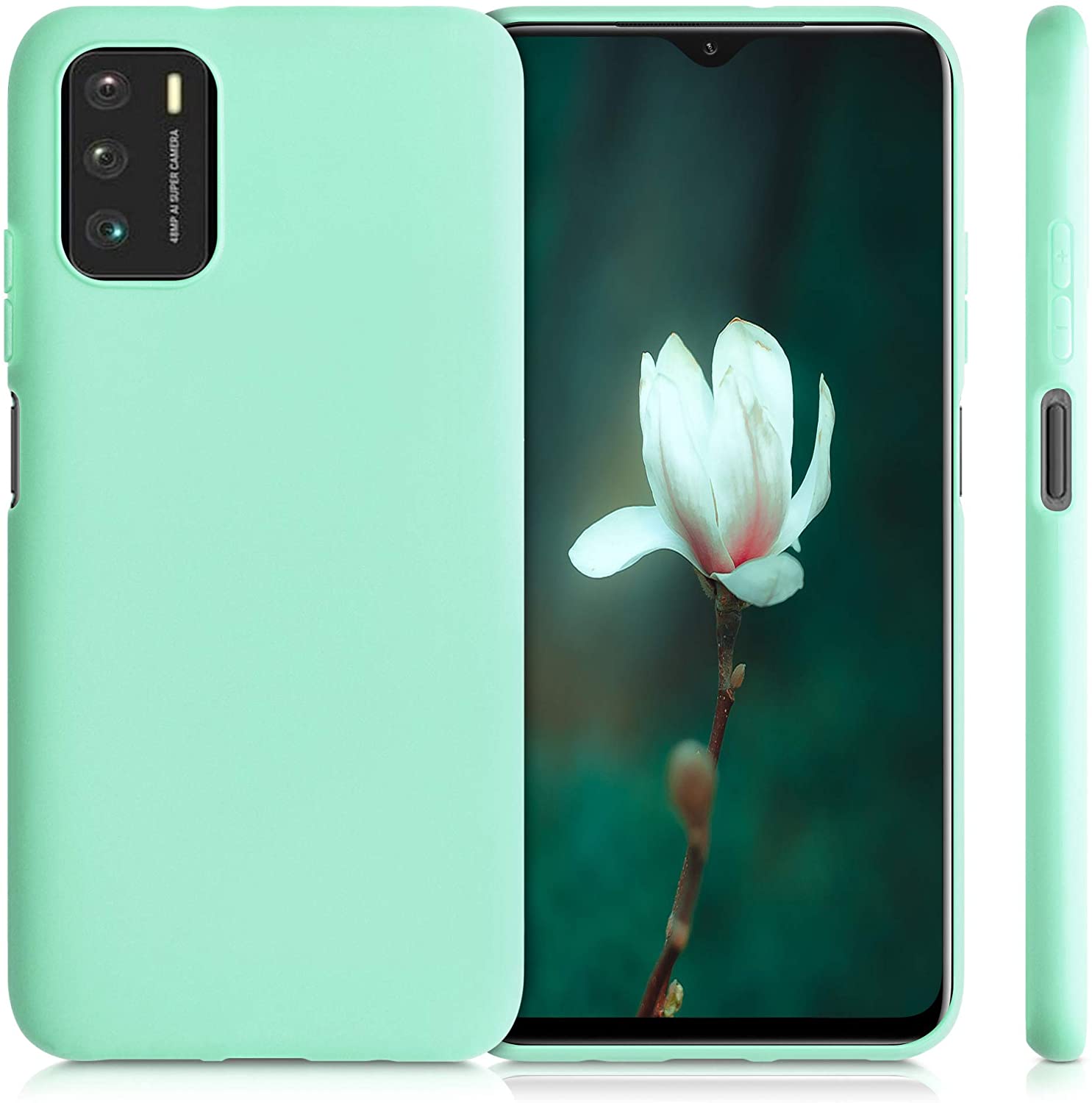 KW Xiaomi Poco M3 Θήκη Σιλικόνης TPU - Mint Matte - 53971.50