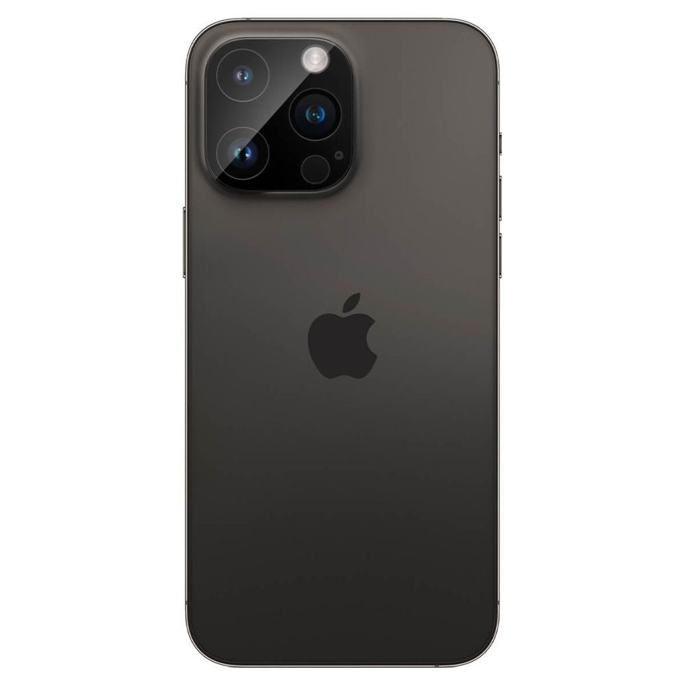 Spigen iPhone 14 Pro / 14 Pro Max / 15 Pro / 15 Pro Max / 16 Pro / 16 Pro Max Aparatu Optik.TR Αντιχαρακτικό Γυαλί για την Κάμερα - 2 Τεμάχια - Black