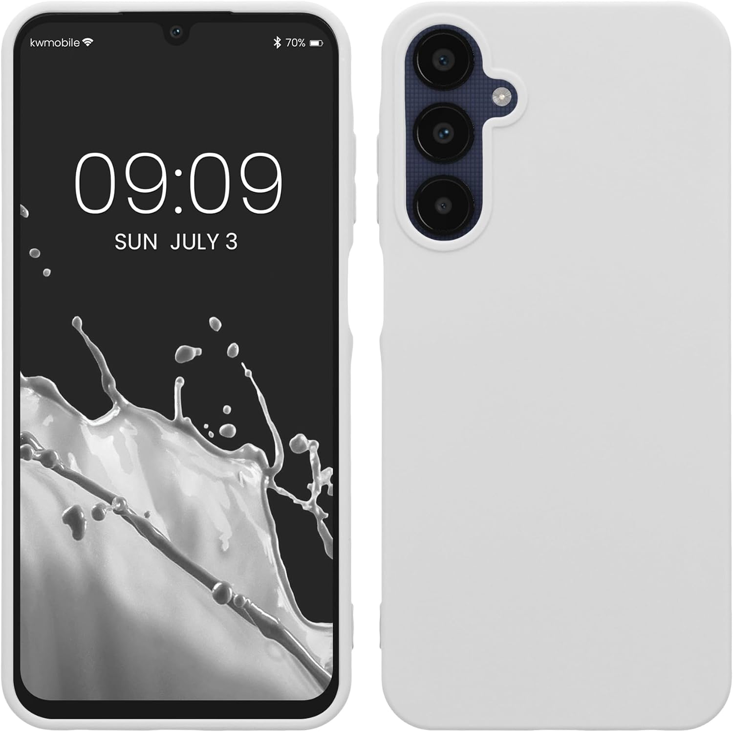 KW Samsung Galaxy A25 5G Λεπτή Θήκη Σιλικόνης TPU - Matte White
