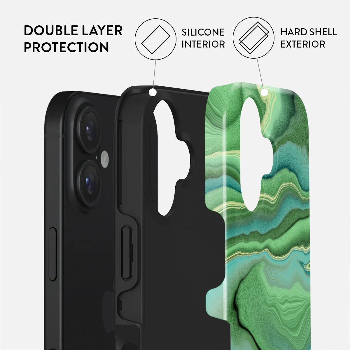 Burga iPhone 16 Plus Fashion Tough MagSafe Σκληρή Θήκη με MagSafe - Rock On