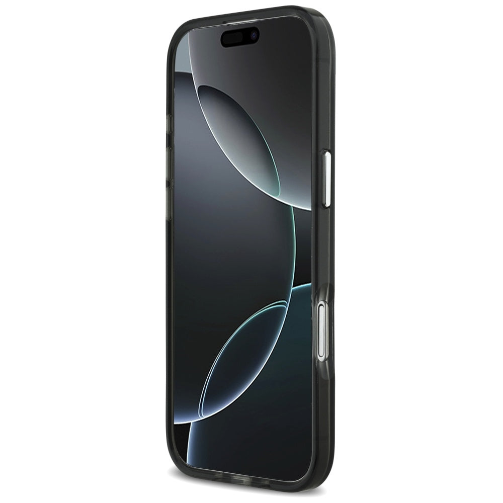 Karl Lagerfeld iPhone Air - IML Karl Head Logo MagSafe - Σκληρή Θήκη με Πλαίσιο Σιλικόνης - Black - KLHMP17MHMKBKHOK