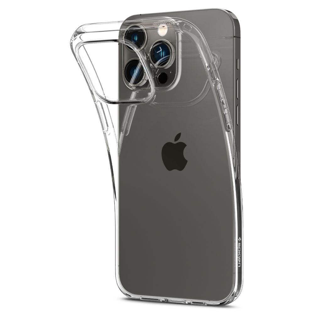 Spigen iPhone 14 Pro Max Liquid Crystal Θήκη Σιλικόνης - Crystal Clear