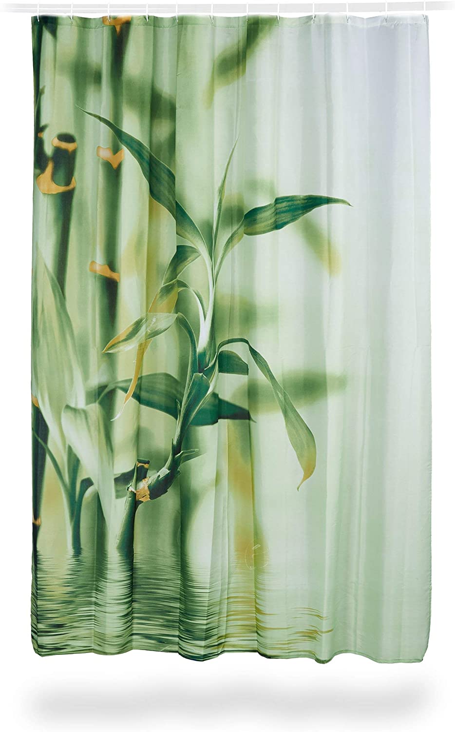 Relaxdays Κουρτίνα Μπάνιου - Design Μπαμπού - Green - 4052025207540