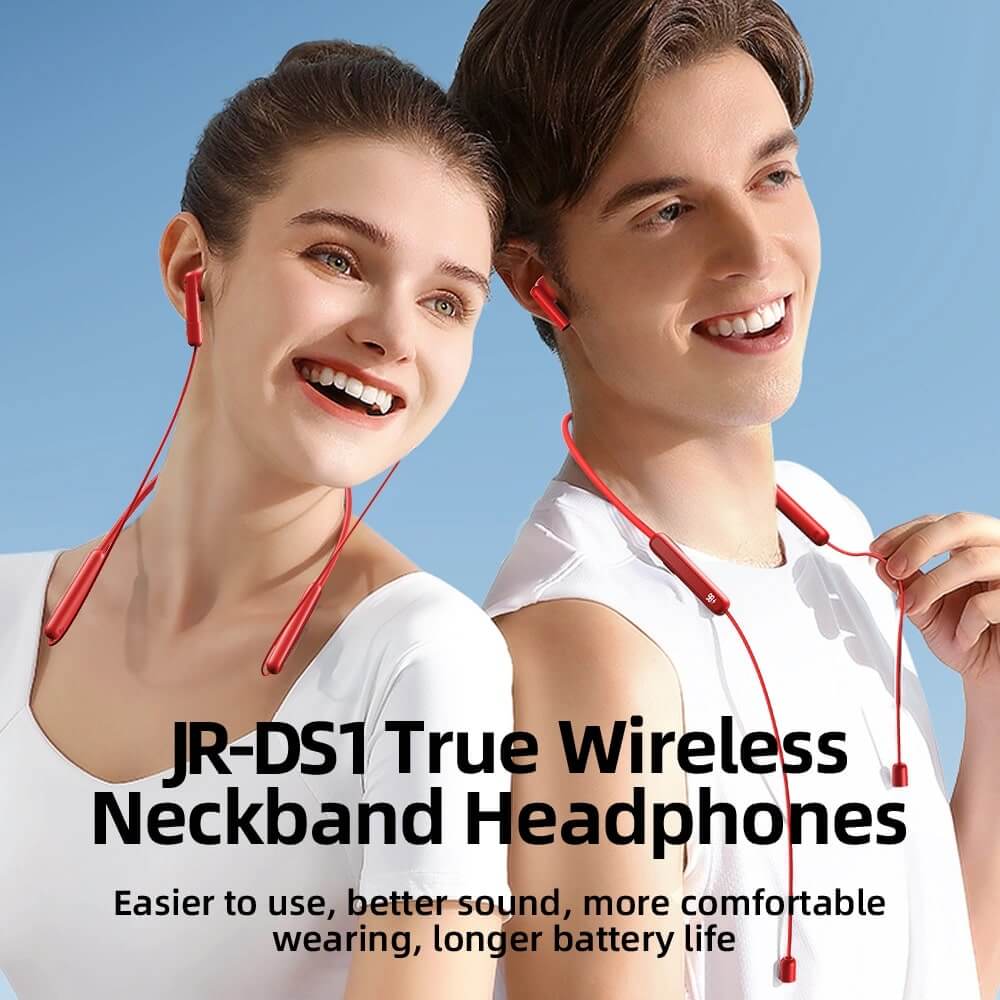 Joyroom JR-DS1 Sports TWS Neckband Bluetooth 5.3 - Ασύρματα ακουστικά Κλήσεις / Μουσική - Red
