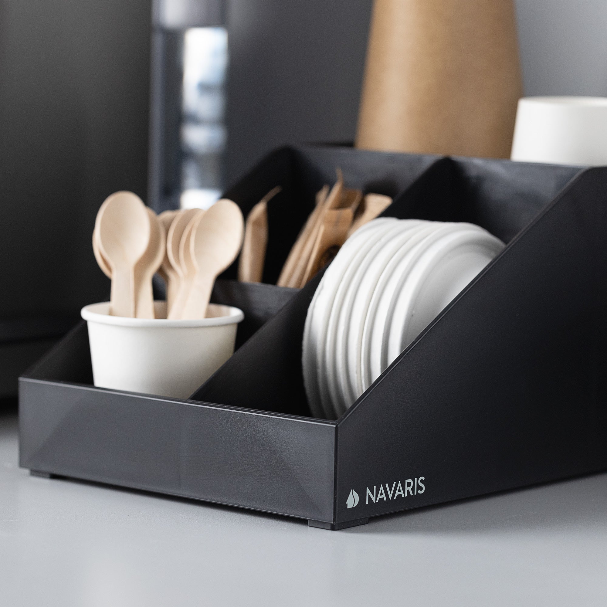 Navaris Αξεσουάρ για Οργάνωση και Αποθήκευση Αναλώσιμων Καφέ - Black - 55854.01