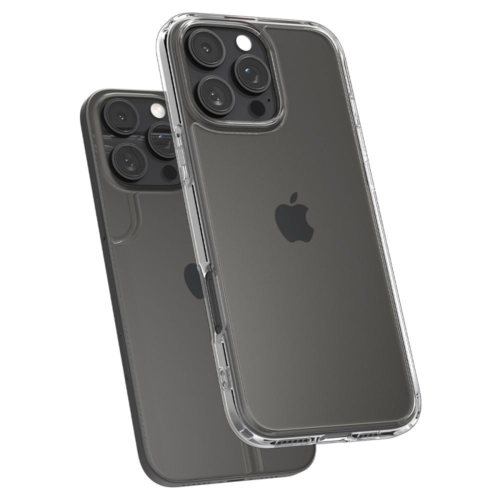 Spigen iPhone 16 Pro Max Ultra Hybrid Σκληρή Θήκη με Πλαίσιο Σιλικόνης - Crystal Clear