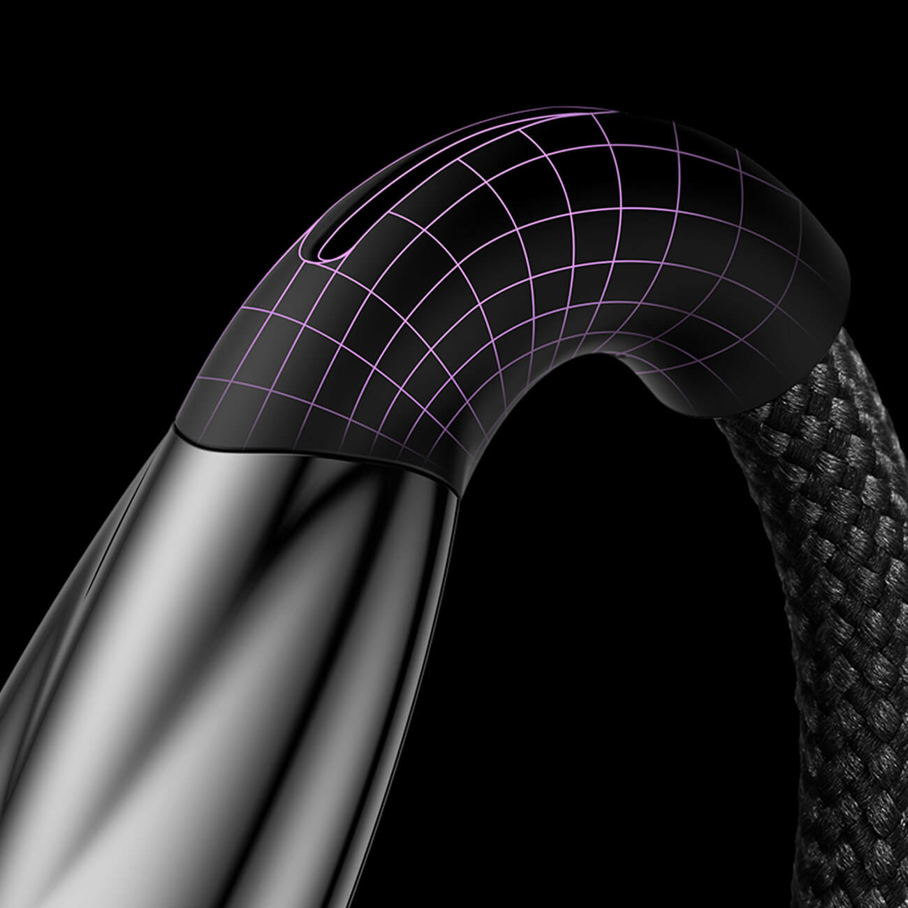 Baseus Glimmer Series PD 100W - Καλώδιο Δεδομένων και Φόρτισης Type C to USB 1M - Black - CADH000401